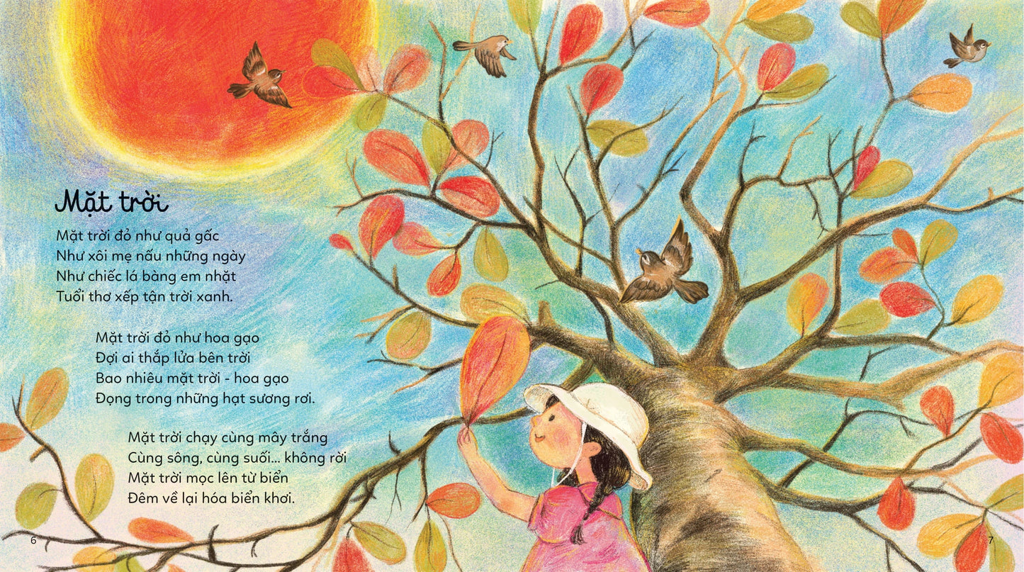 Trắng mây tóc mẹ (Poems for kids about mother)