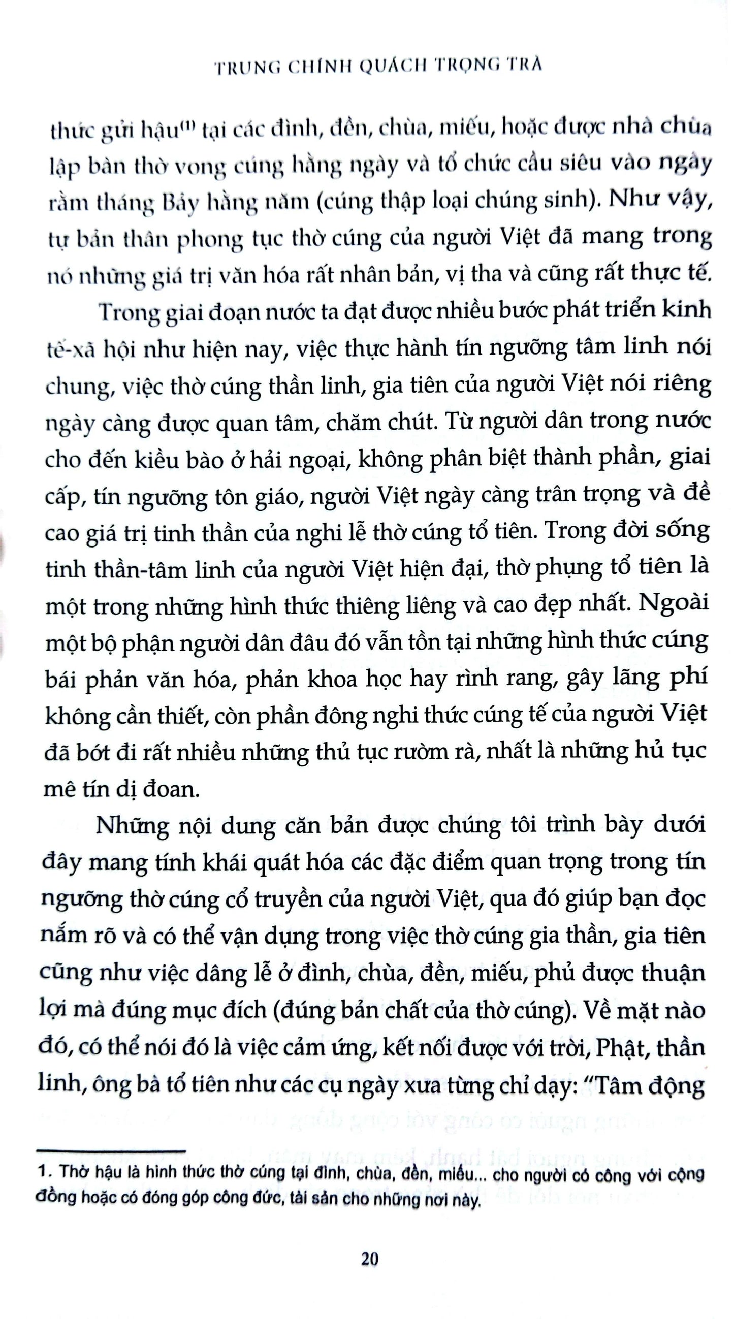 Thờ cúng cổ truyền Việt Nam Nghi lễ và thực hành nghi lễ