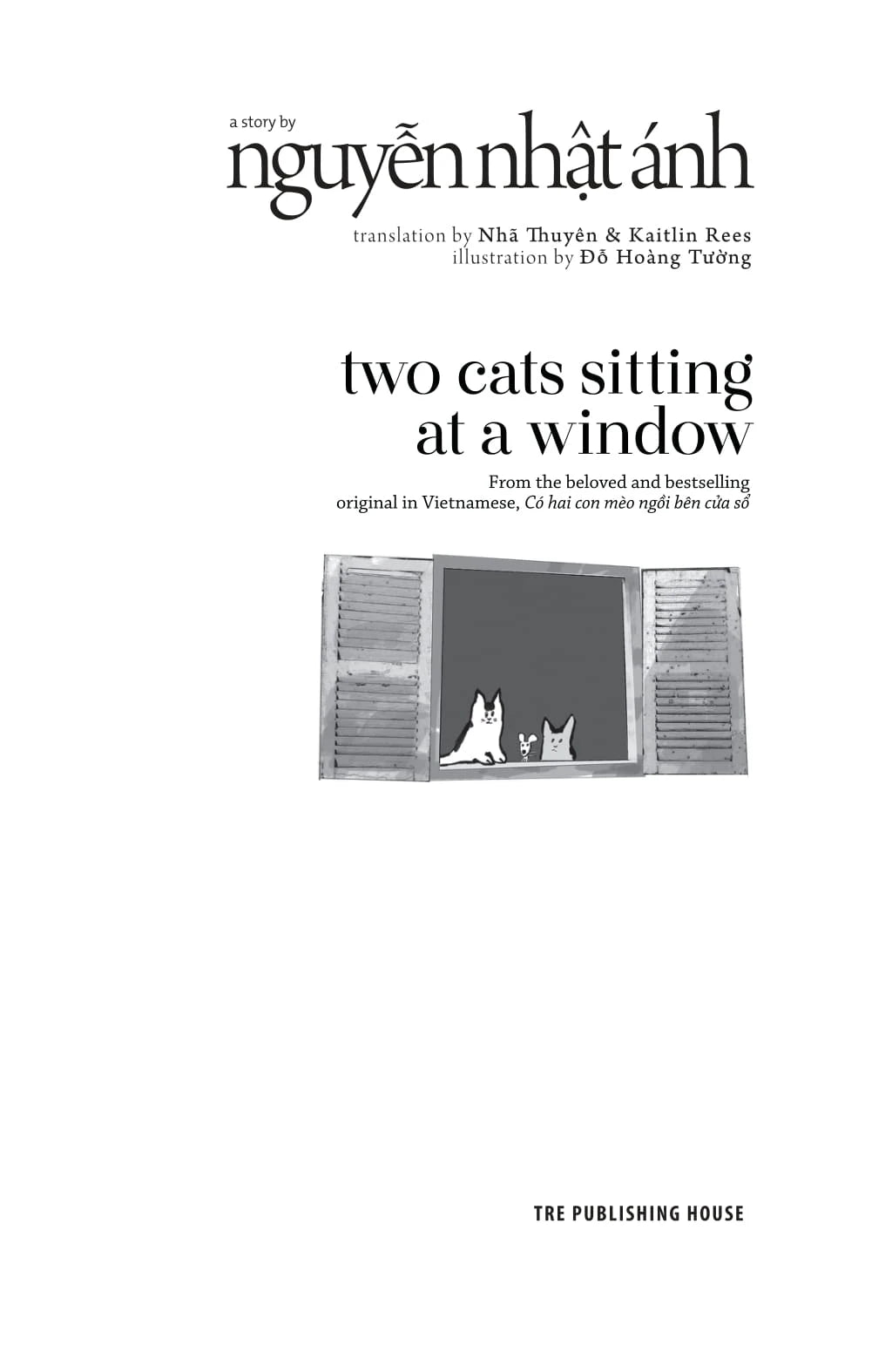 TWO CATS SITTING AT A WINDOW Có hai còn mèo ngồi bên cửa sổ English Edition