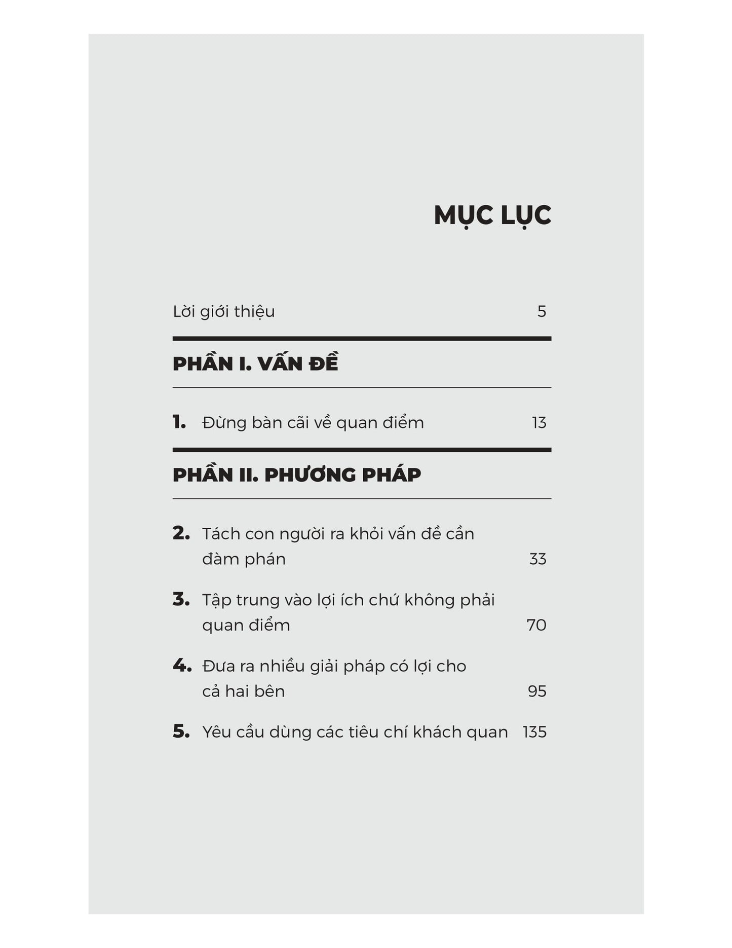 Thương Lượng Không Nhân Nhượng - Bí Quyết Giành Lợi Thế Trong Mọi Cuộc Đàm Phán - Getting To Yes