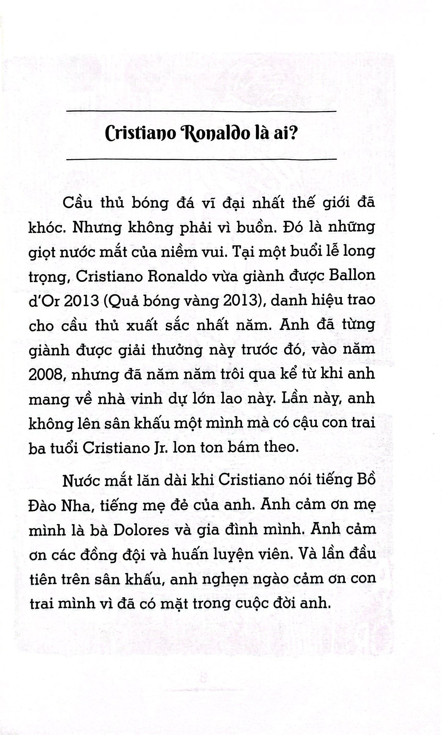 Bộ Sách Chân Dung - Những Người Thay Đổi Thế Giới - Cristiano Ronaldo Là Ai?
