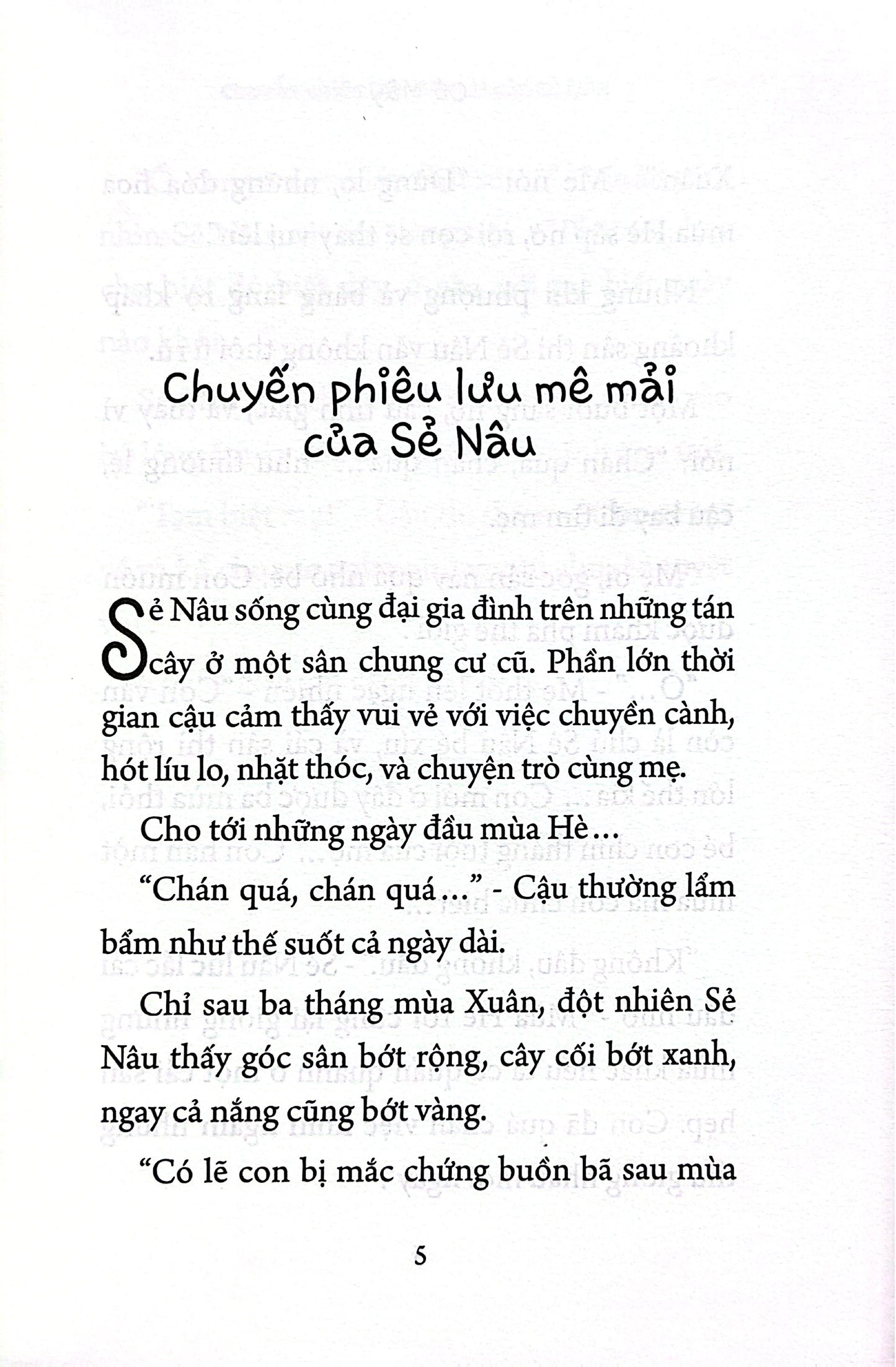 Chuyến Phiêu Lưu Mê Mải Của Sẻ Nâu - Học Văn Tiến Bộ Mỗi Ngày (fiction for young adult in vietnamese)
