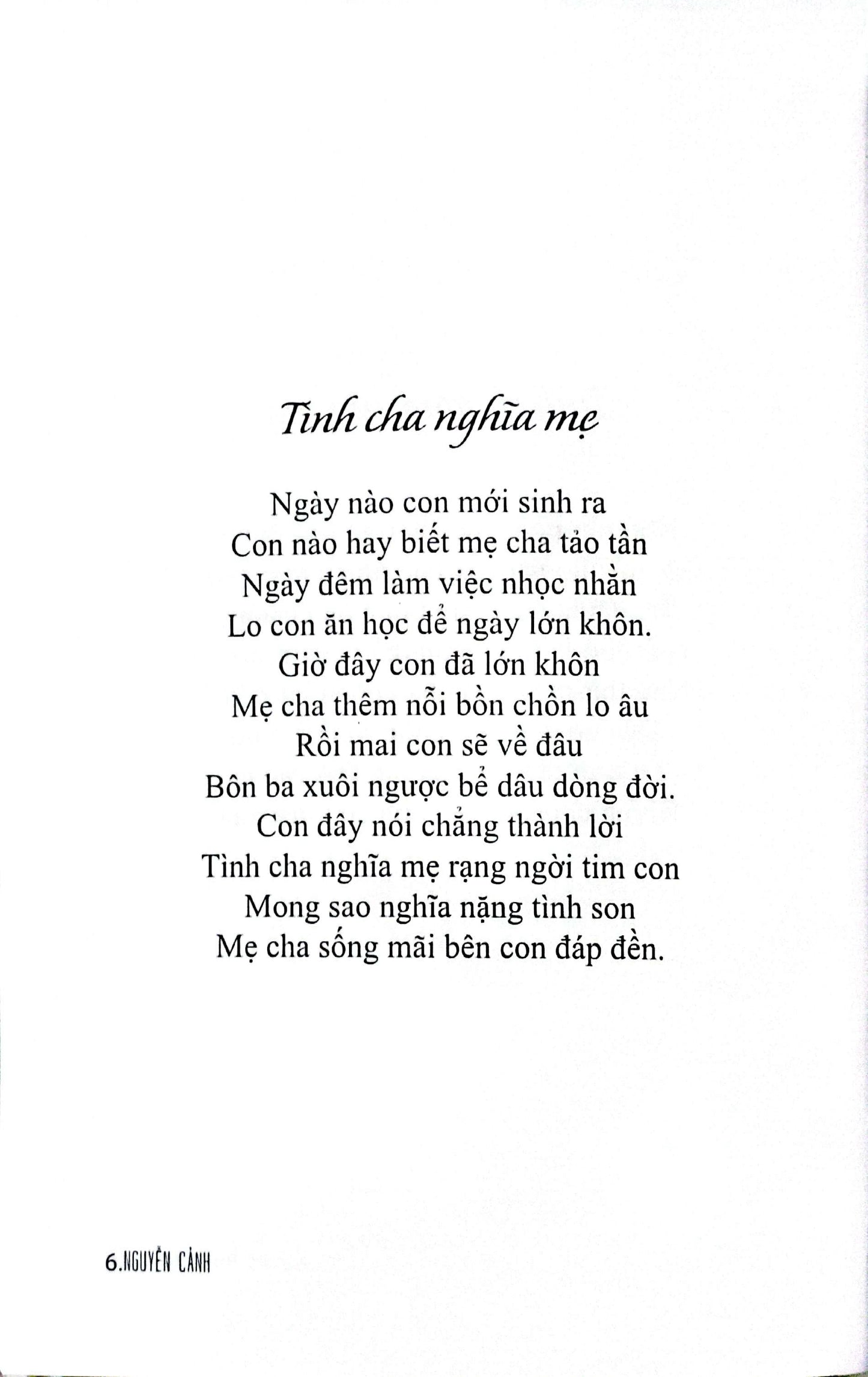 Ký ức miền quê Nguyễn Cảnh