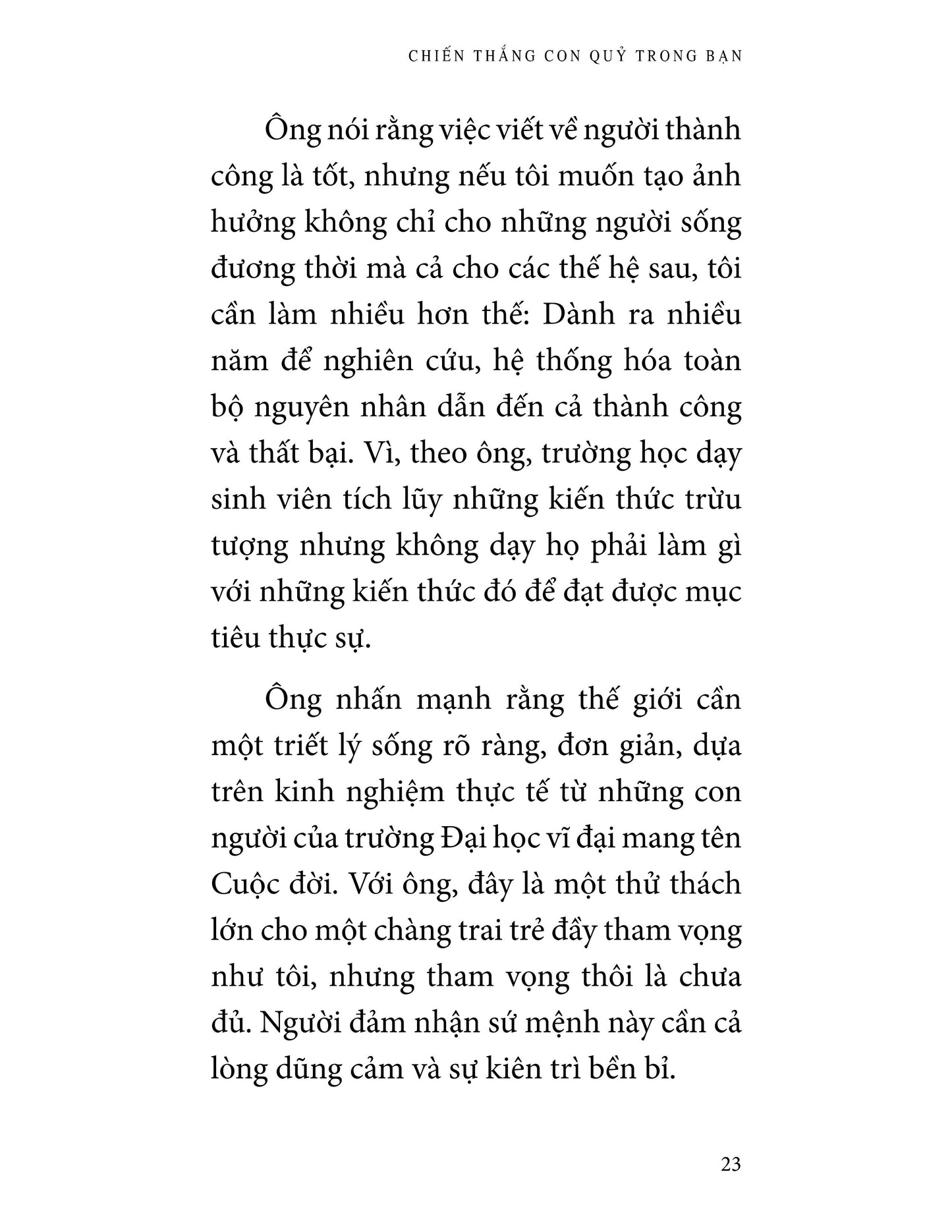 Chiến Thắng Con Quỷ Trong Bạn - Bí Quyết Tự Do Và Thành Công - Sách Tinh Gọn - Bìa Cứng