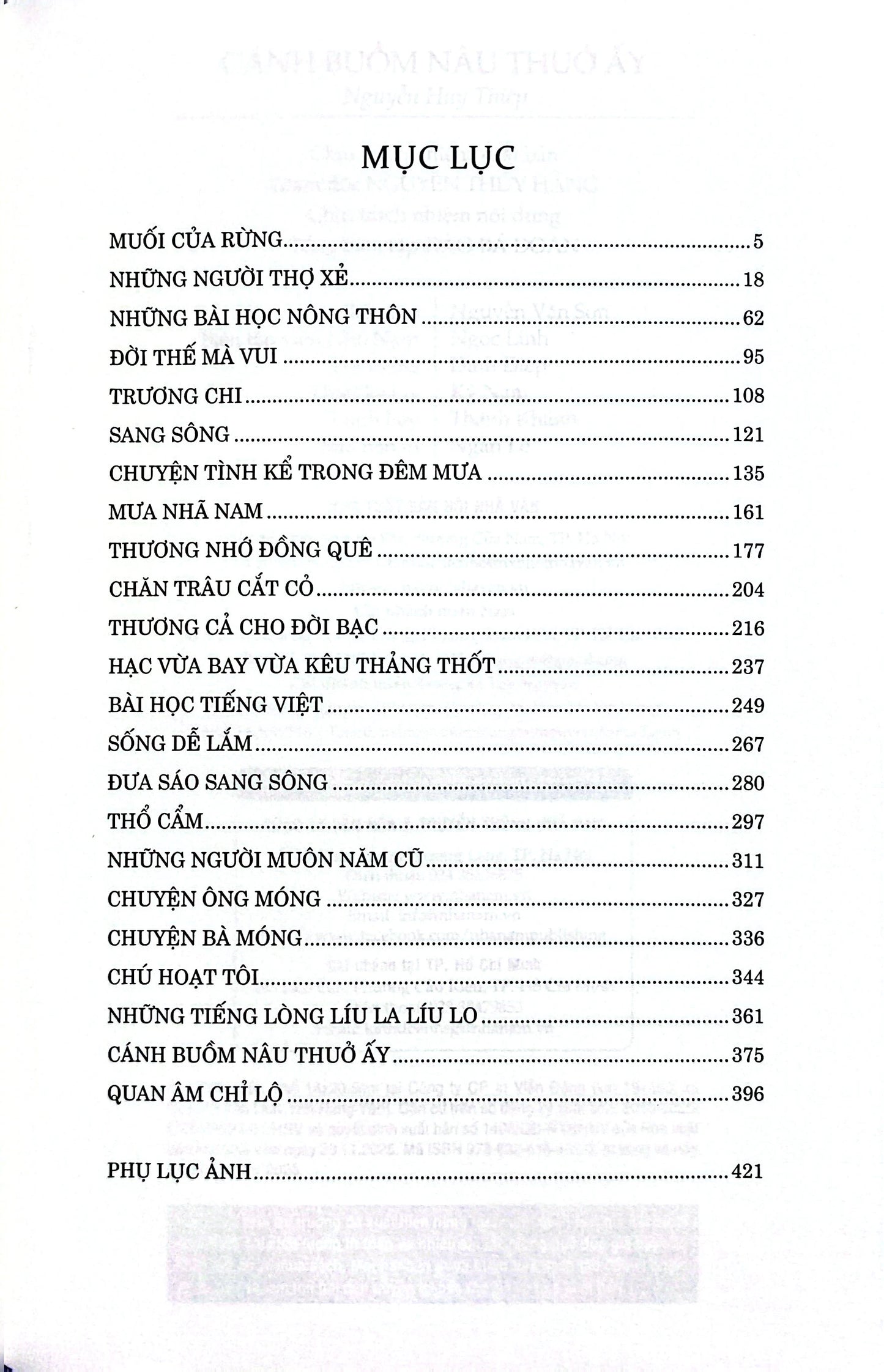 Cánh Buồm Nâu Thuở Ấy
