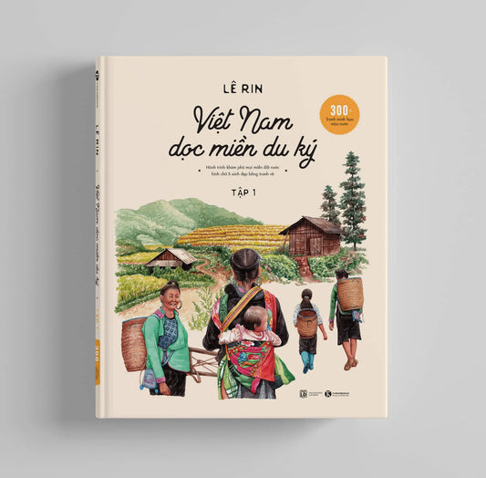 Combo 2 cuốn Việt Nam dọc miền du ký| Combo 2 books Vietnam Travelogue  by Lerin