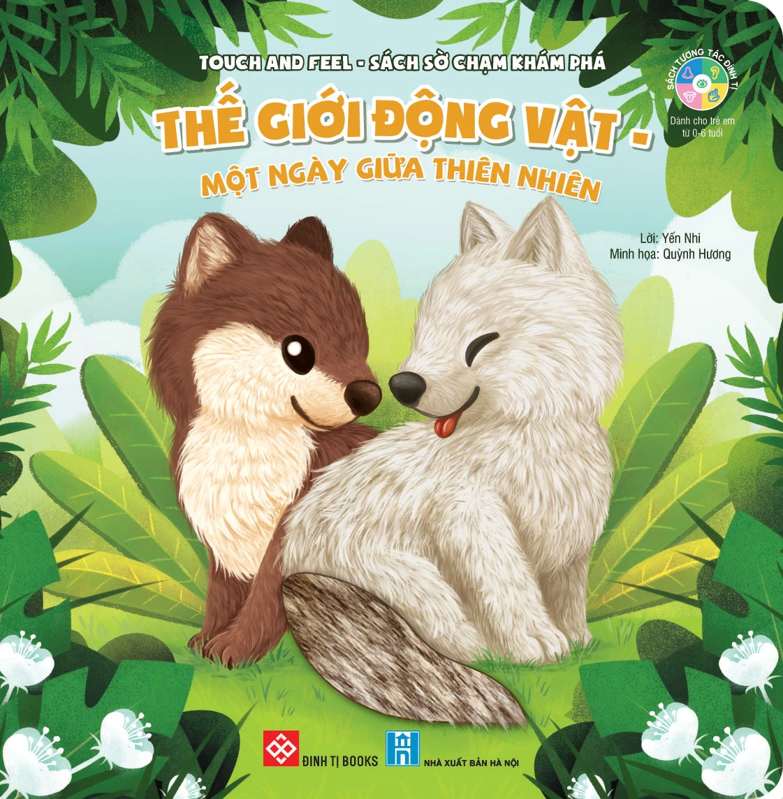 Touch & Feel Animal World Books (Vietnamese-English) |  Toddler Sensory Books 0-3 | Sờ Chạm Khám Phá Động Vật
