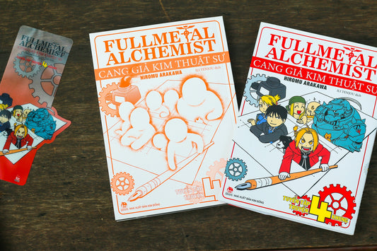 FULLMETAL ALCHEMIST - CANG GIẢ KIM THUẬT SƯ - TUYỂN TẬP TRUYỆN 4 KHUNG (TẶNG KÈM BOOKMARK)