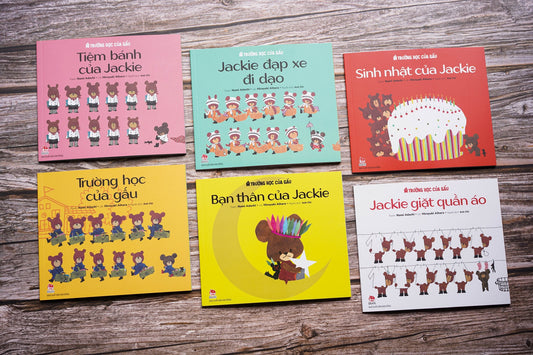 Combo 6 cuốn The Bear School (Trường Học Của Gấu)