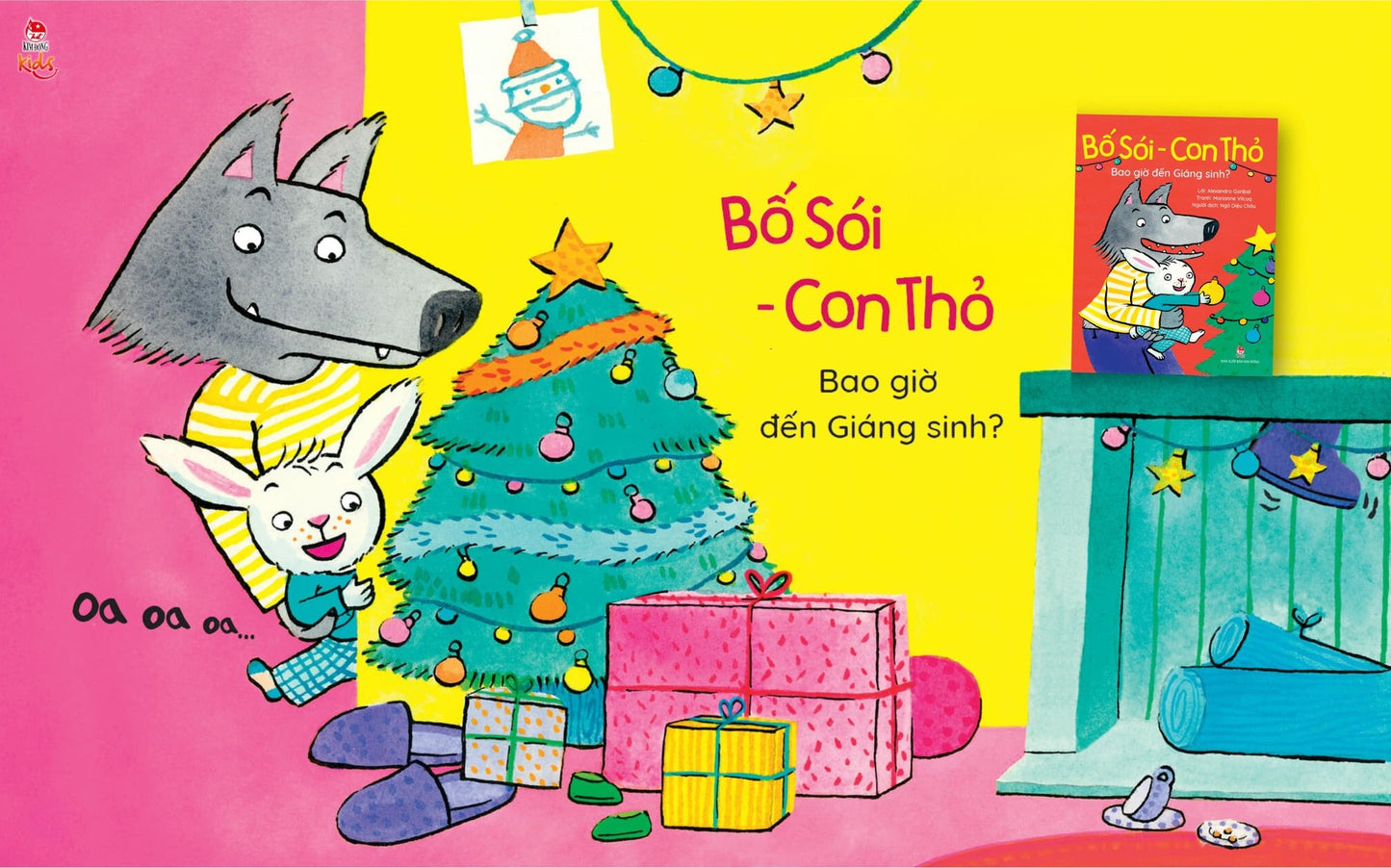 Combo 5 Cuốn - Bố Sói Con Thỏ - Dad Wolf & Little Bunny (5-Book Box Set in Vietnamese)
