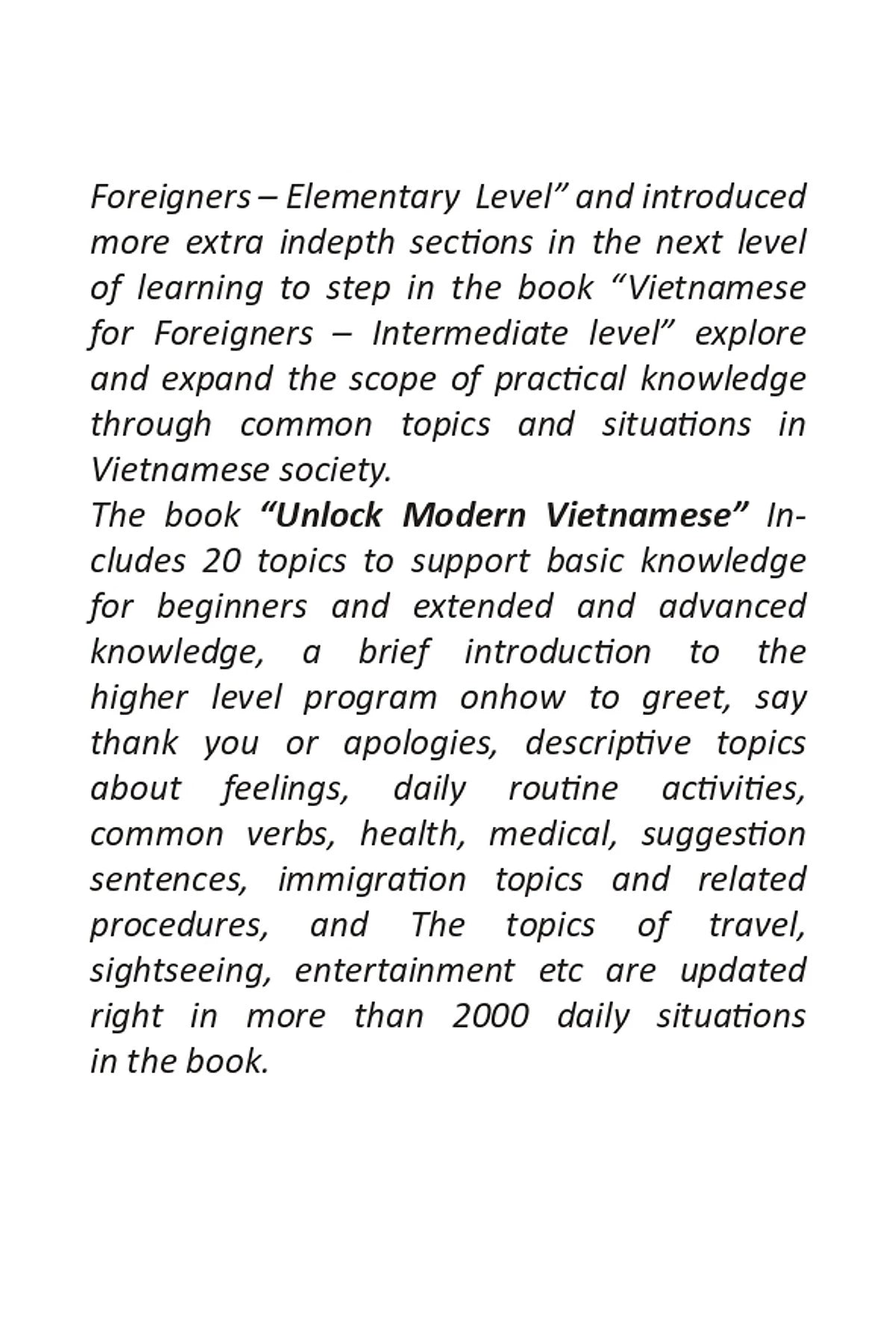 Sách Khám phá tiếng Việt hiện đại (Modern Vietnamese phrases in bilingual pocket book)