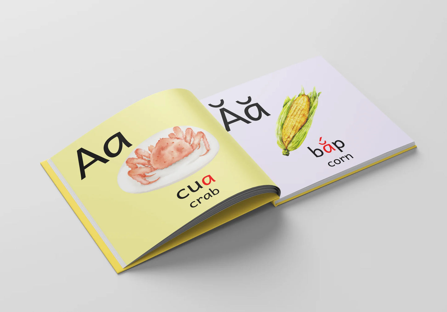 The ABC of Vietnamese food| Bilingual boardbook about Vietnamese food for kids 3 and under