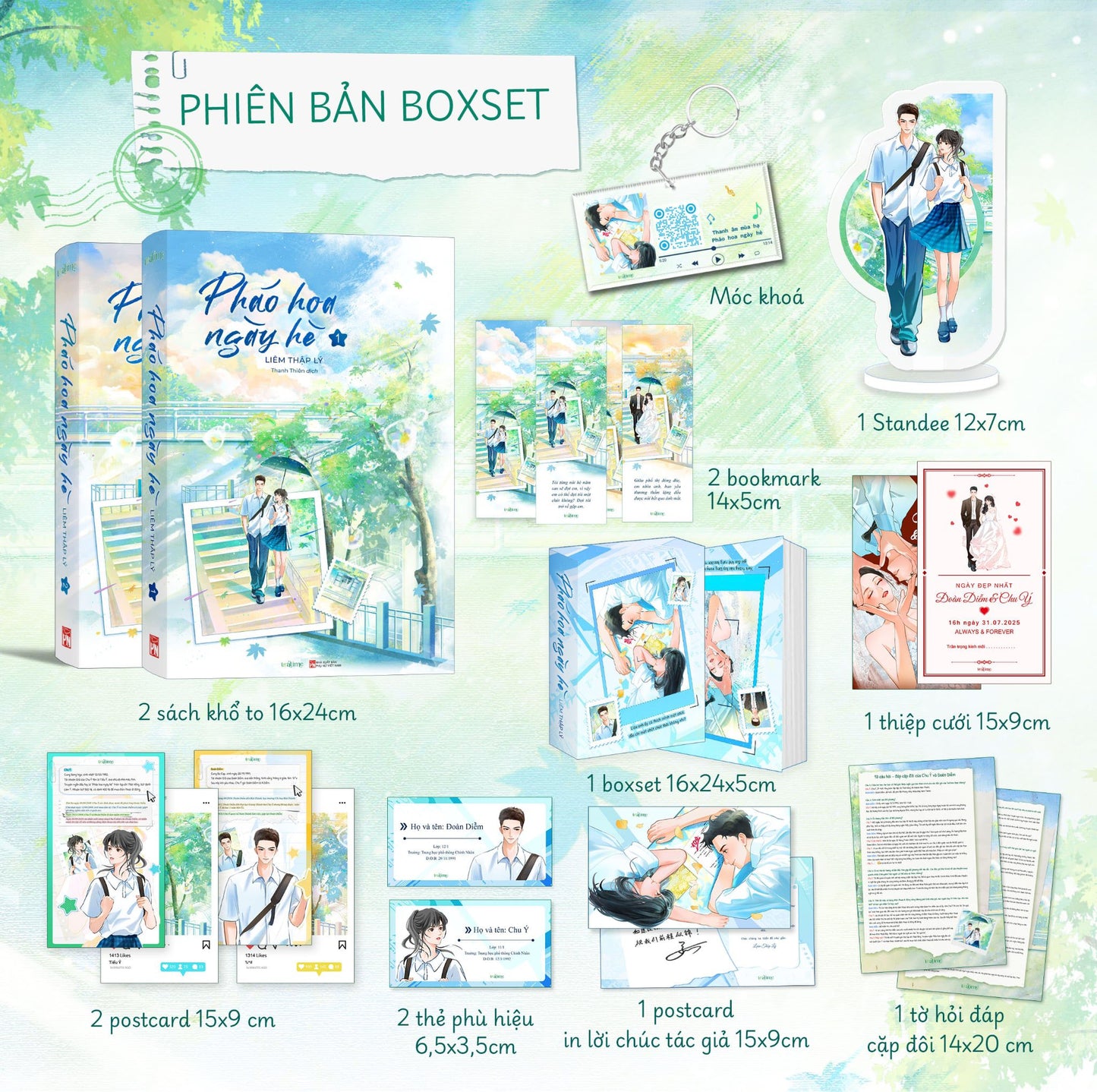 Pháo hoa ngày hè - Phiên bản Boxset - Liêm Thập Lý