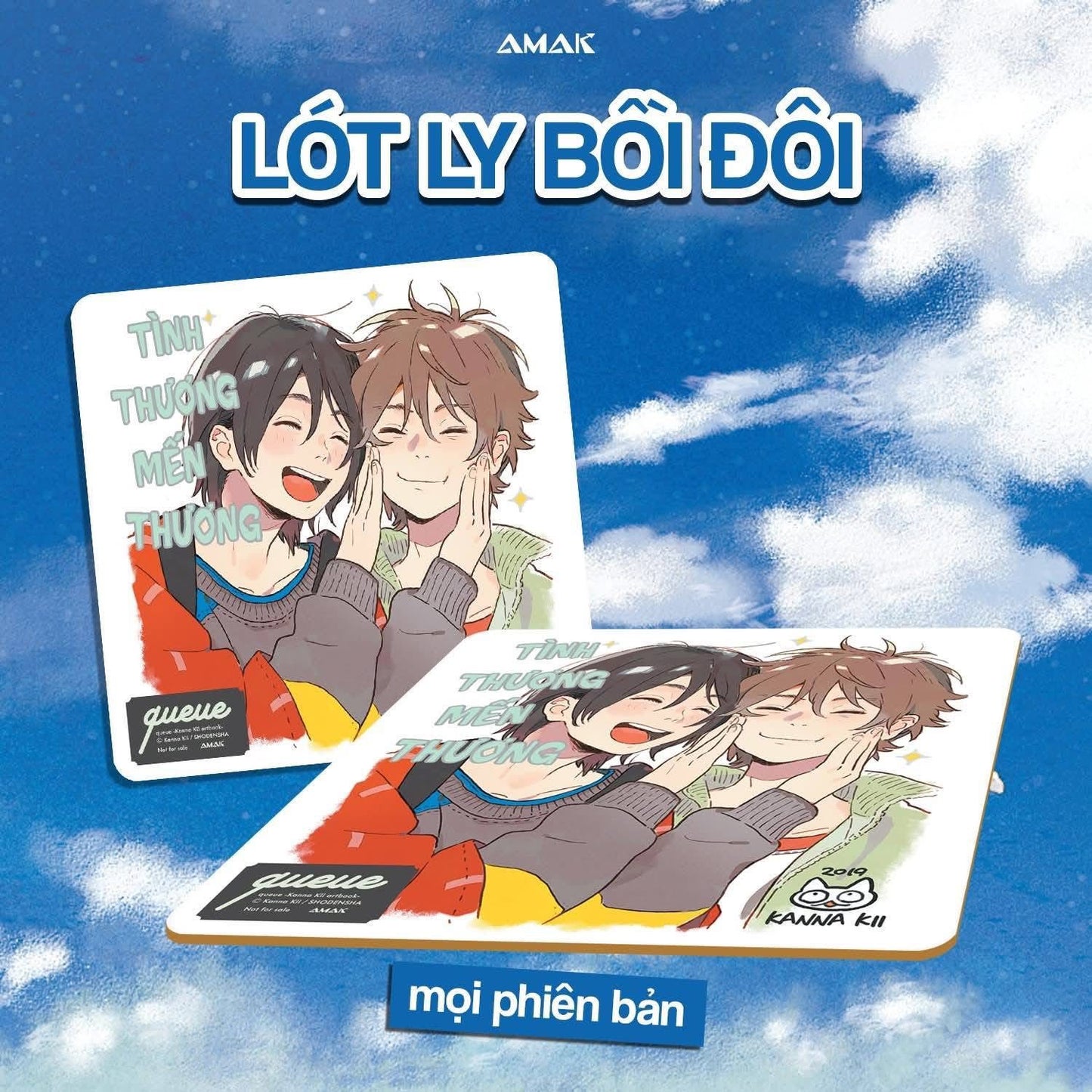Queue - Kii Kanna Artbook - Bản Đặc Biệt  và Bản Thường