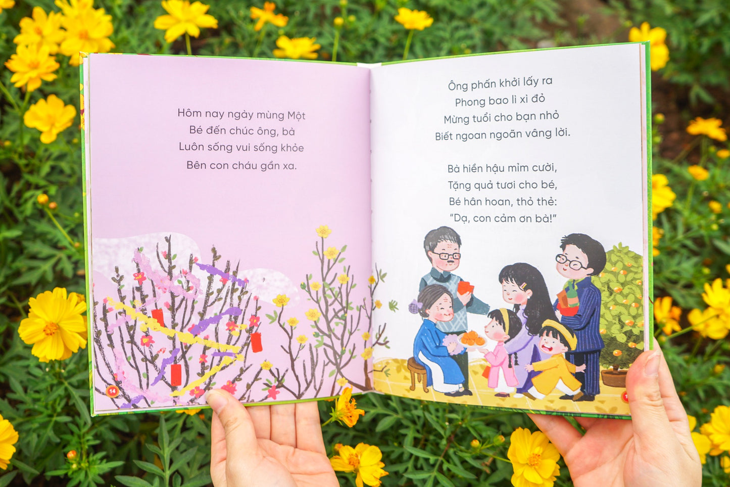 Thơ Tết Dành Cho Thiếu Nhi| Short poems about Lunar New Year in Vietnamese hardcover