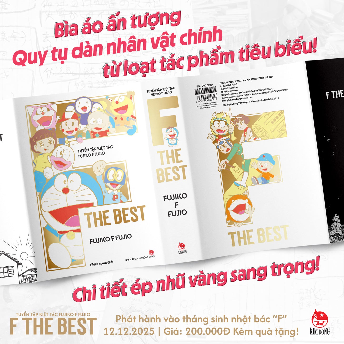 [PRE-ORDER] Tuyển tập kiệt tác   Fujiko F Fujio F THE BEST