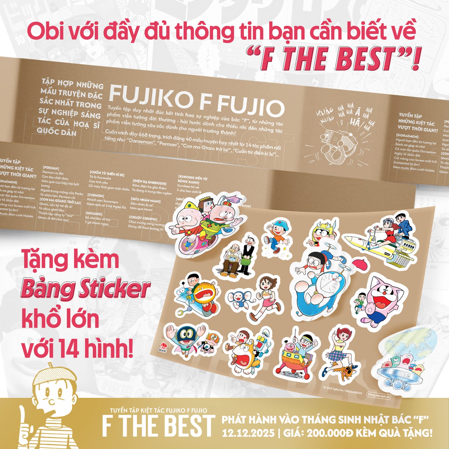 [PRE-ORDER] Tuyển tập kiệt tác   Fujiko F Fujio F THE BEST