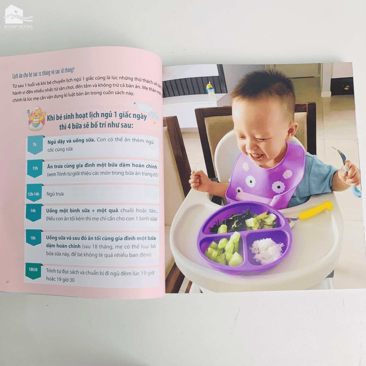 Kỷ luật bàn ăn dinh dưỡng cân bằng Sách ăn dặm cho bé