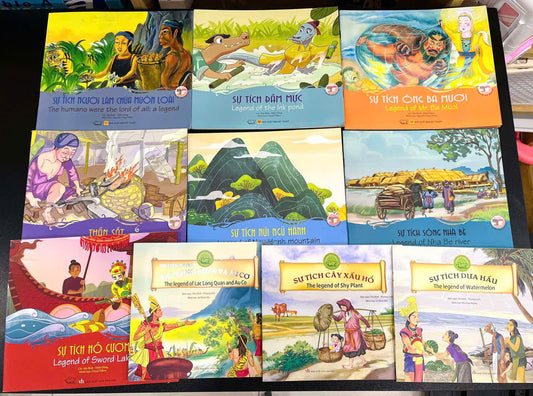 Cổ tích Việt Nam song ngữ - Combo 10c - Phúc Minh Books