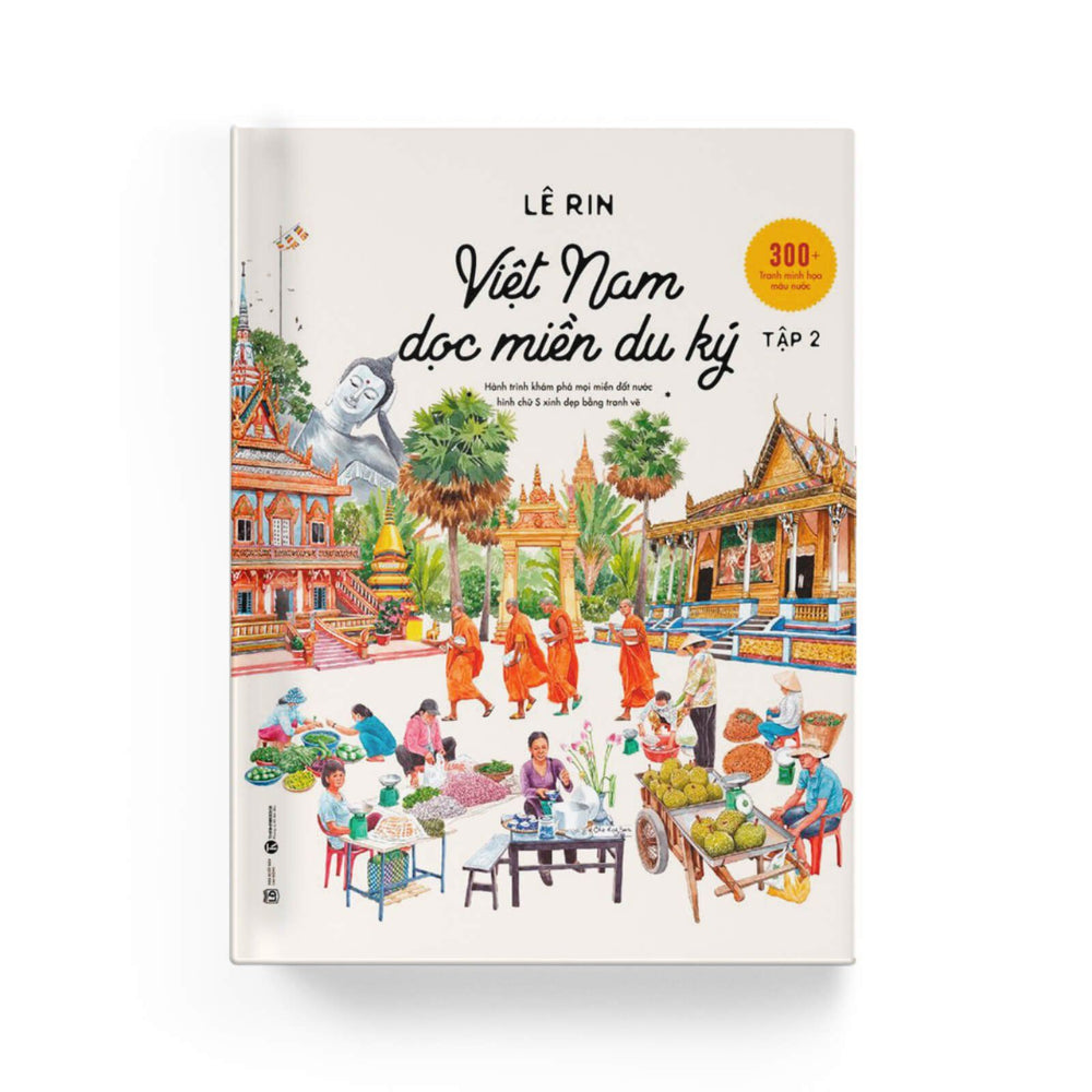 Combo 2 cuốn Việt Nam dọc miền du ký| Combo 2 books Vietnam Travelogue  by Lerin 
