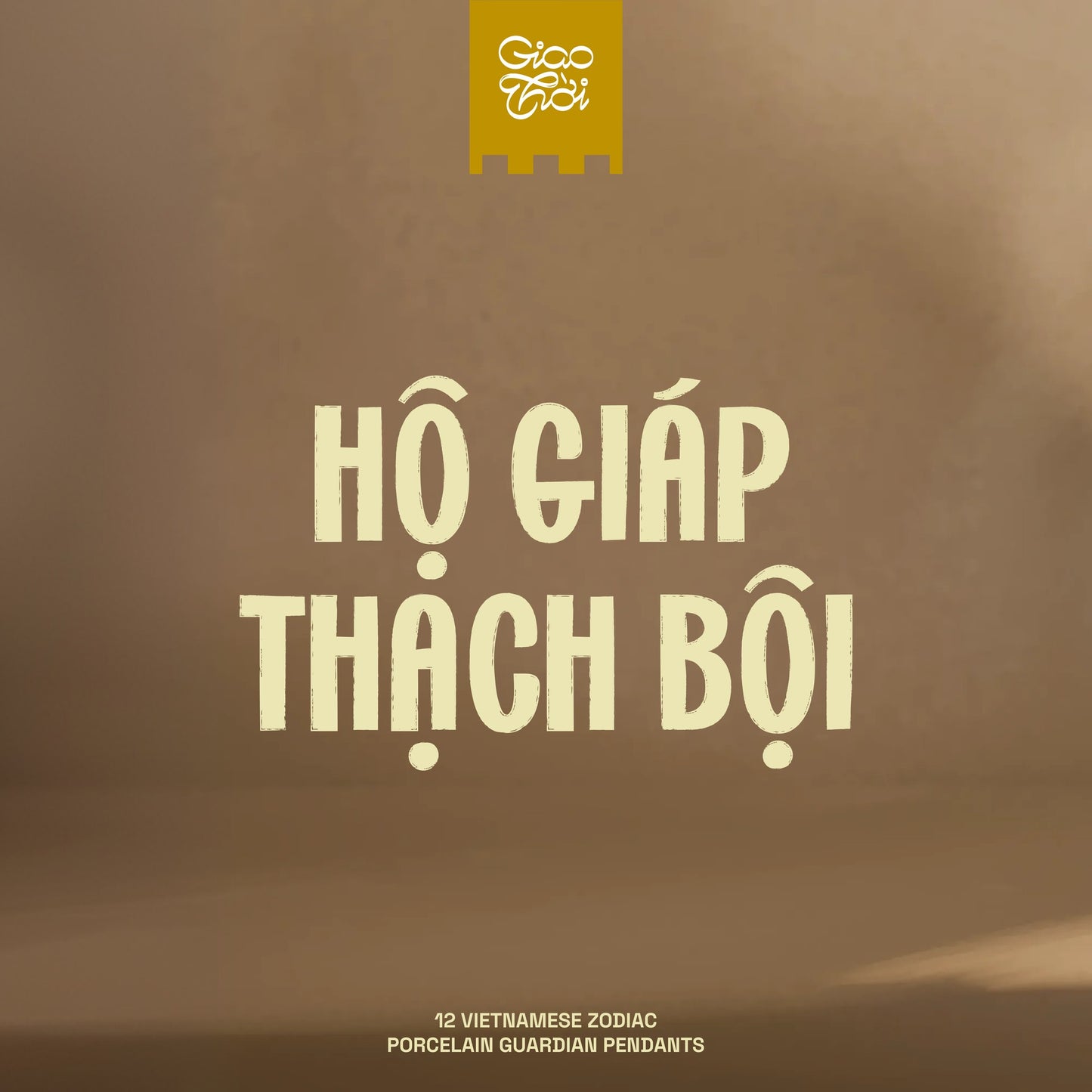 Hộ Giáp Thạch Bội – Lucky Zodiac Handmade Ceramic Pendants | Year of Fortune Gift | Vietnamese Artisan Good Luck Charm