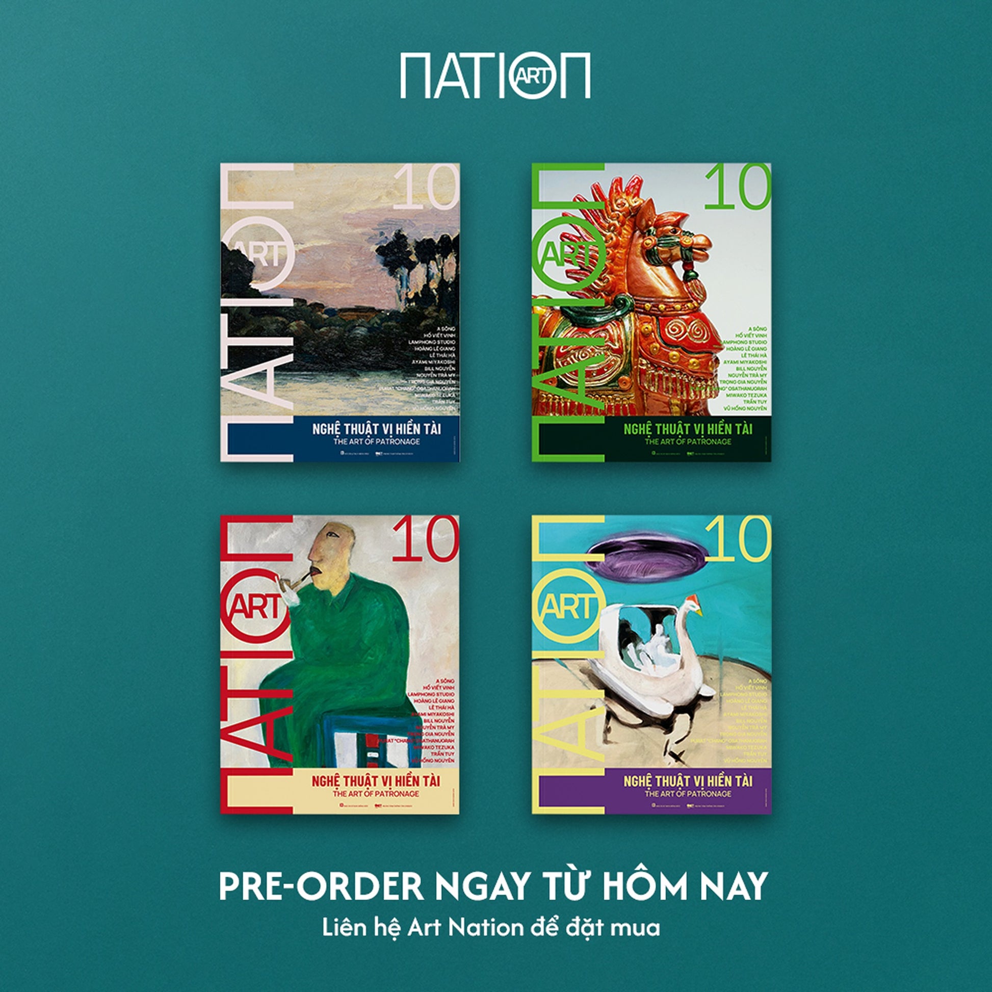 PREORDER ART NATION 10 MAGAZINE (Vietnamese-English bilingual art magazine)