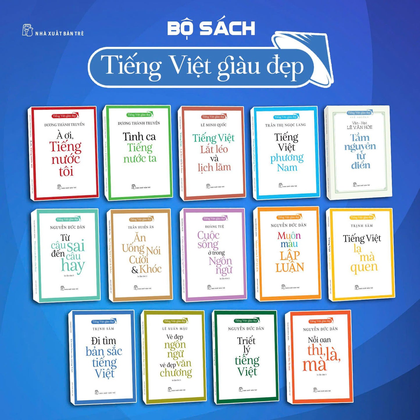 Trọn bộ Tiếng Việt giàu và đẹp 14 cuốn (Combo 14 books of Vietnamese language)
