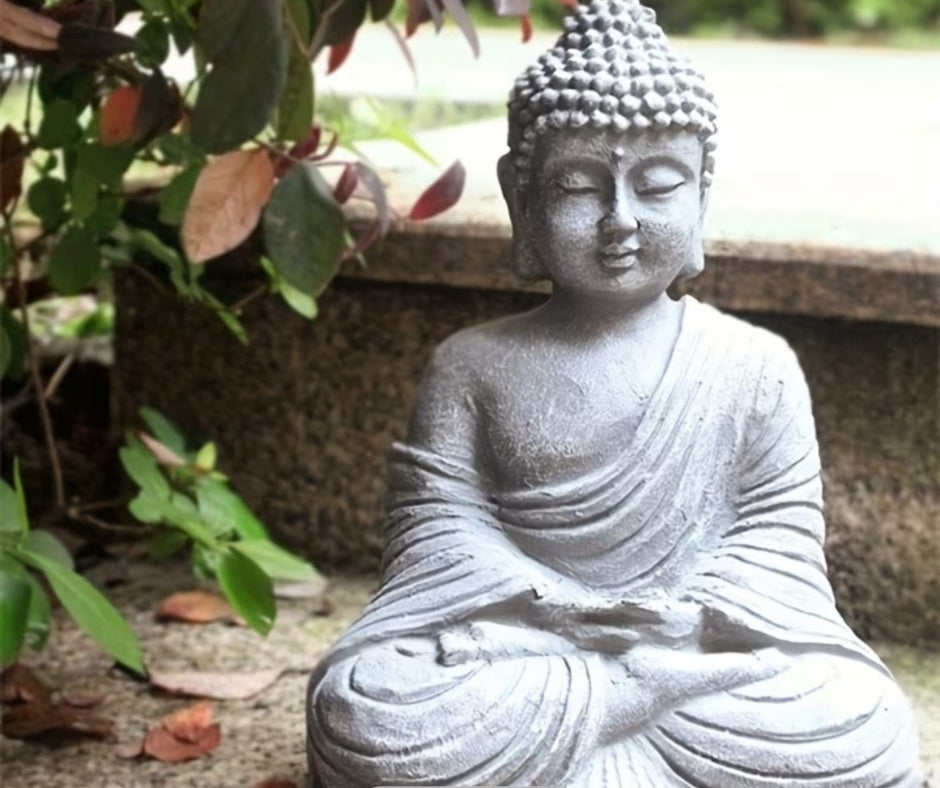Buddha Meditation Sculpture for Home | Zen & Buddhist Décor Accent| Trang Trí Nhà Phong Cách Thiền & Phật Giáo | Tượng Trang Trí Không Gian Tĩnh Tâm
