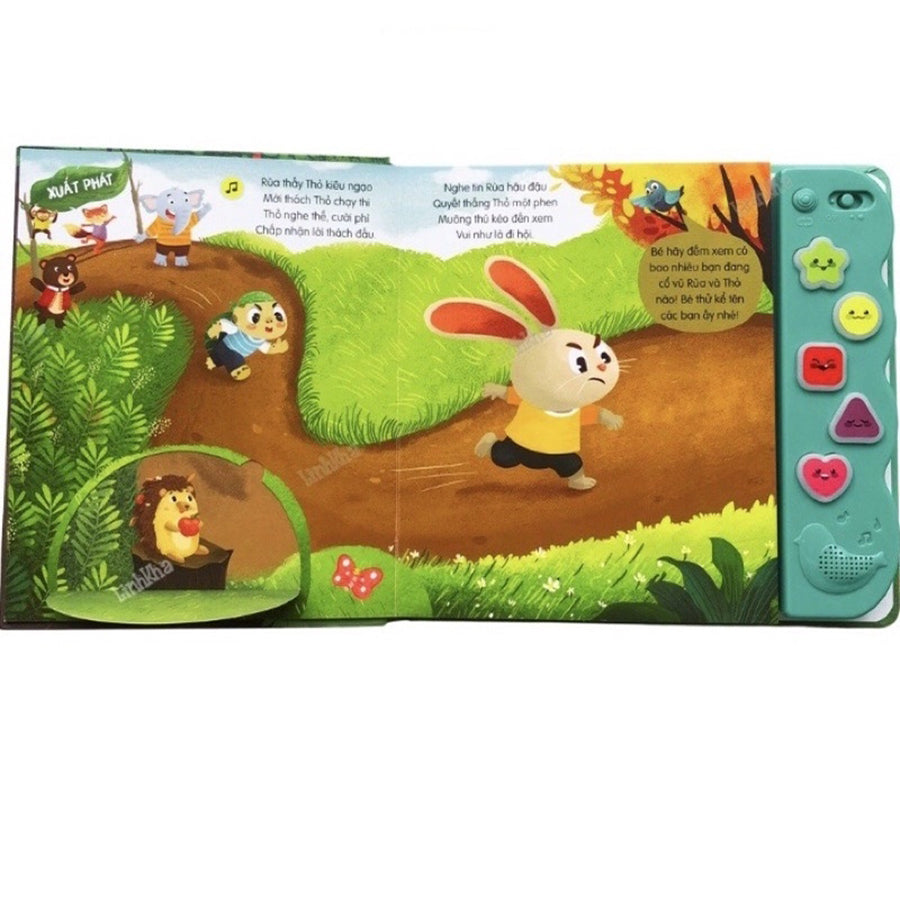 Sách âm thanh - Thỏ và Rùa Soundbook Rabbit and Turtle