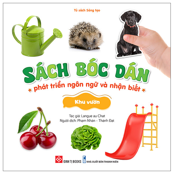 Sách bóc dán phát triển ngôn ngữ và nhận biết