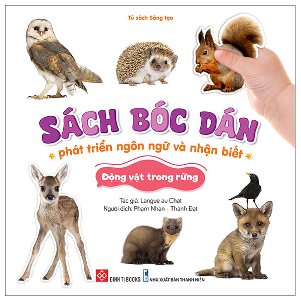 Sách bóc dán phát triển ngôn ngữ và nhận biết