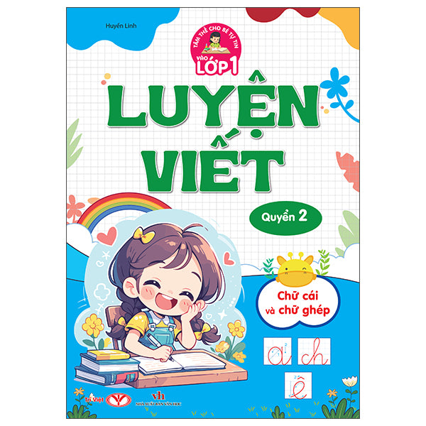 Bộ 5c sách Tâm Thế Cho Bé Tự Tin Vào Lớp 1: Luyện Viết, Luyện Đọc, Bé Tập Viết 1,2,3 + Tặng kèm 1 Vở ô li
