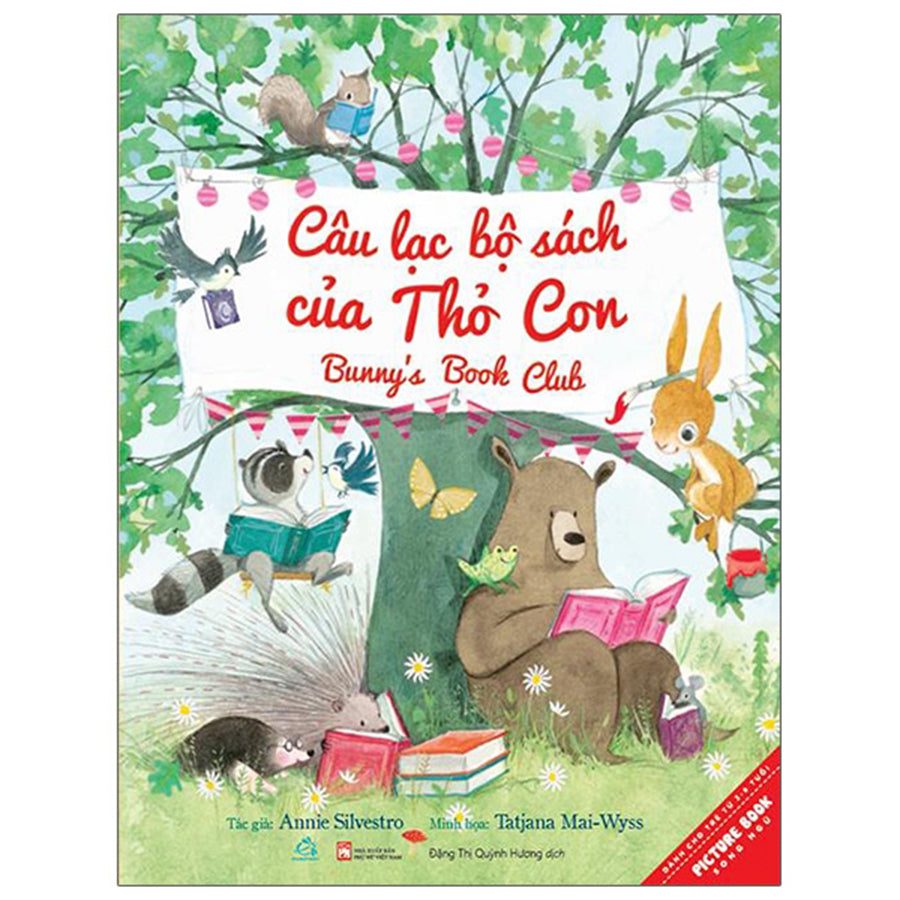 Ehon Song Ngữ - Câu Lạc Bộ Sách Của Thỏ Con - Bunny’S Book Club (Từ 3 - 8 Tuổi)