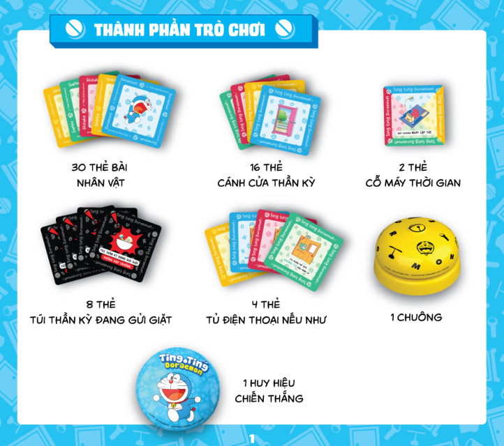 Board Game VN - Ting Ting Doraemon: Bộ trò chơi Doraemon chính thức đầu tiên tại Việt Nam