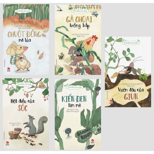 Combo 5 cuốn Từ những hạt mầm—Tuyển tập thơ cho bé