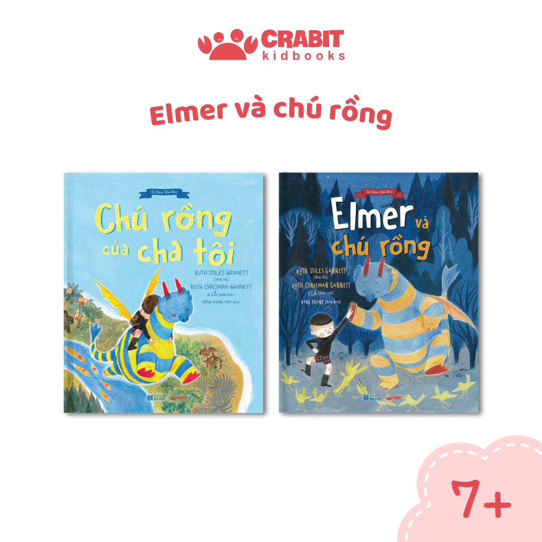 Combo Elmer và chú rồng (Elmer và chú rồi và Chú Rồng của cha tôi)