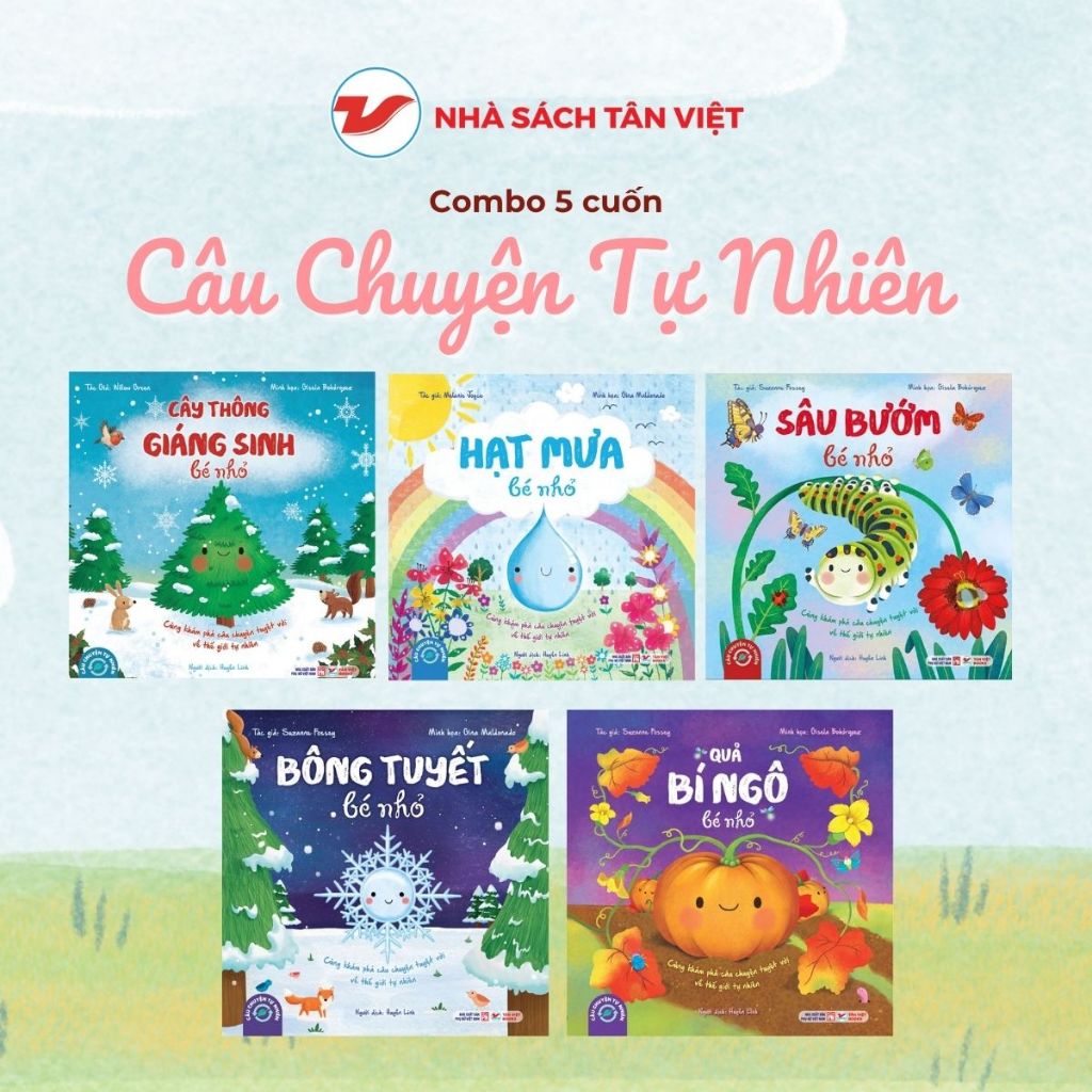 Combo 5 cuốn Câu chuyện tự nhiên – Khám phá thế giới diệu kỳ quanh ta 5-Book Combo: Nature Stories – Discover the Wonderful World Around Us (Vietnamese edition)
