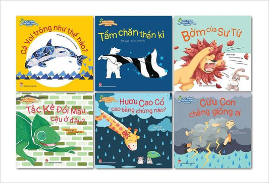 Combo Kích thích trí tưởng tượng cho bé (6 quyển) Books for children's imagination