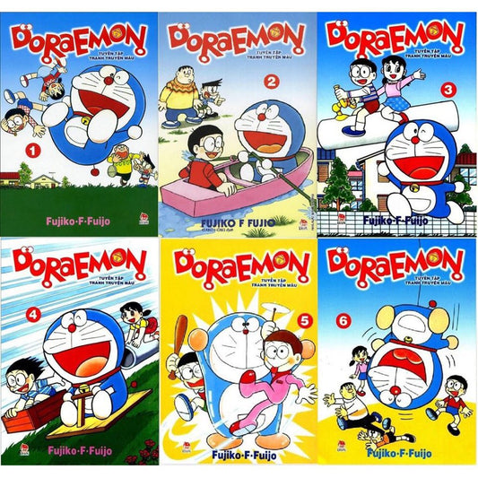 Doraemon Tuyển Tập Truyện Tranh Màu (Trọn Bộ 6 Tập)