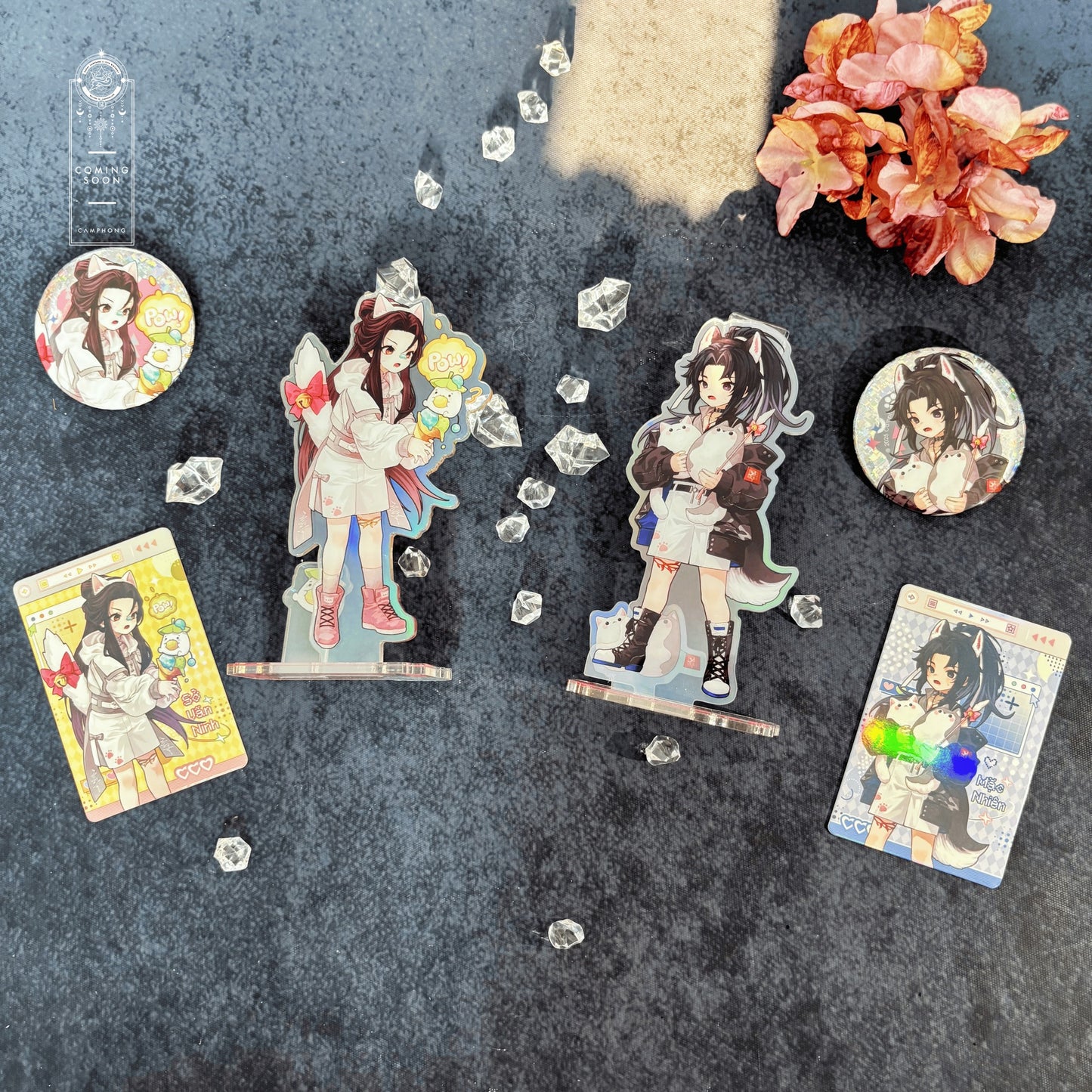 Cẩm Phong Land Series 2025 Damei Standee and Goods Collection