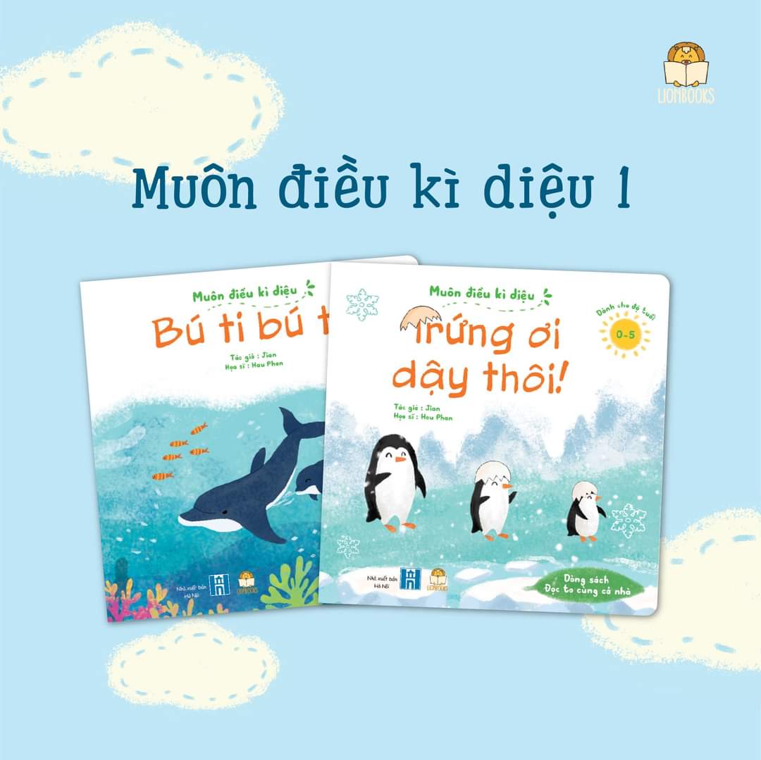 Combo 2 Cuốn Muôn Điều Kì Diệu (Trứng ơi dậy thôi! - Bú ti bú tí) Dòng sách đọc to cho bé