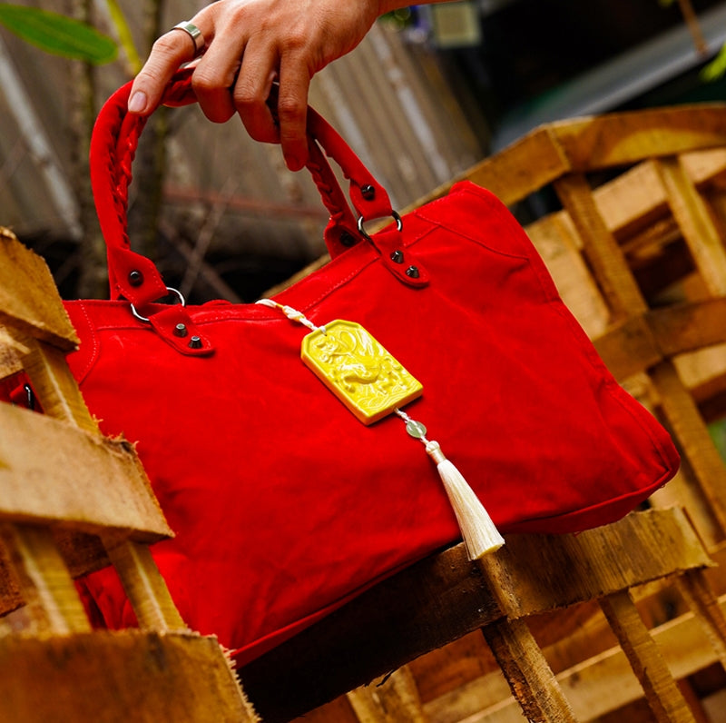 Hộ Giáp Thạch Bội – Lucky Zodiac Handmade Ceramic Pendants | Year of Fortune Gift | Vietnamese Artisan Good Luck Charm