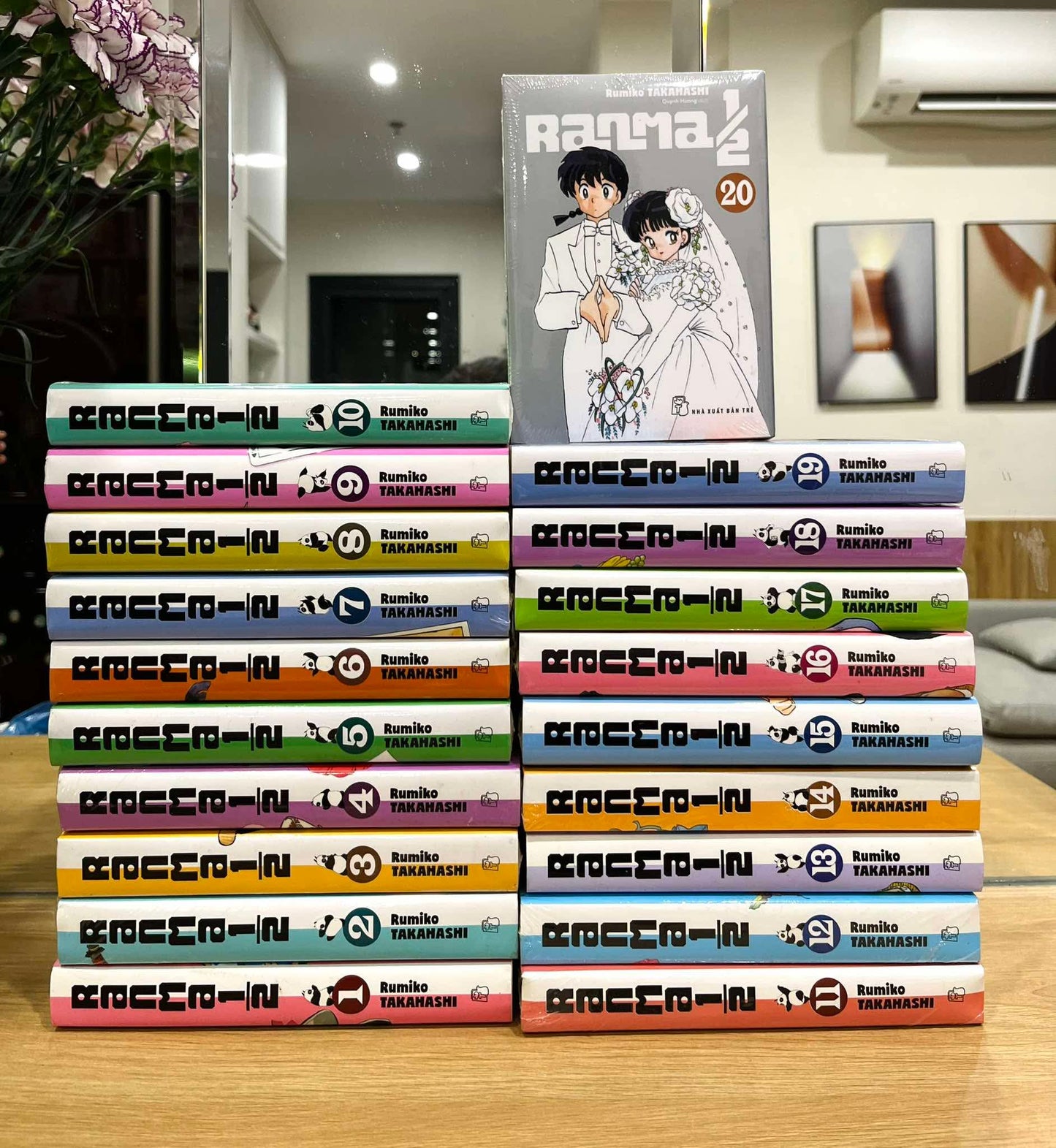 Ranma 1/2 Deluxe trọn bộ 20 cuốn unseal like new