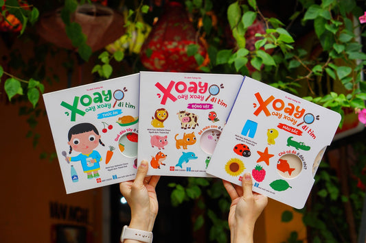 Vietnamese First Words Interactive Board Book | Xoay Xoay Đi Tìm | Bilingual Vietnamese–English | Toddler & Baby Learning Gift