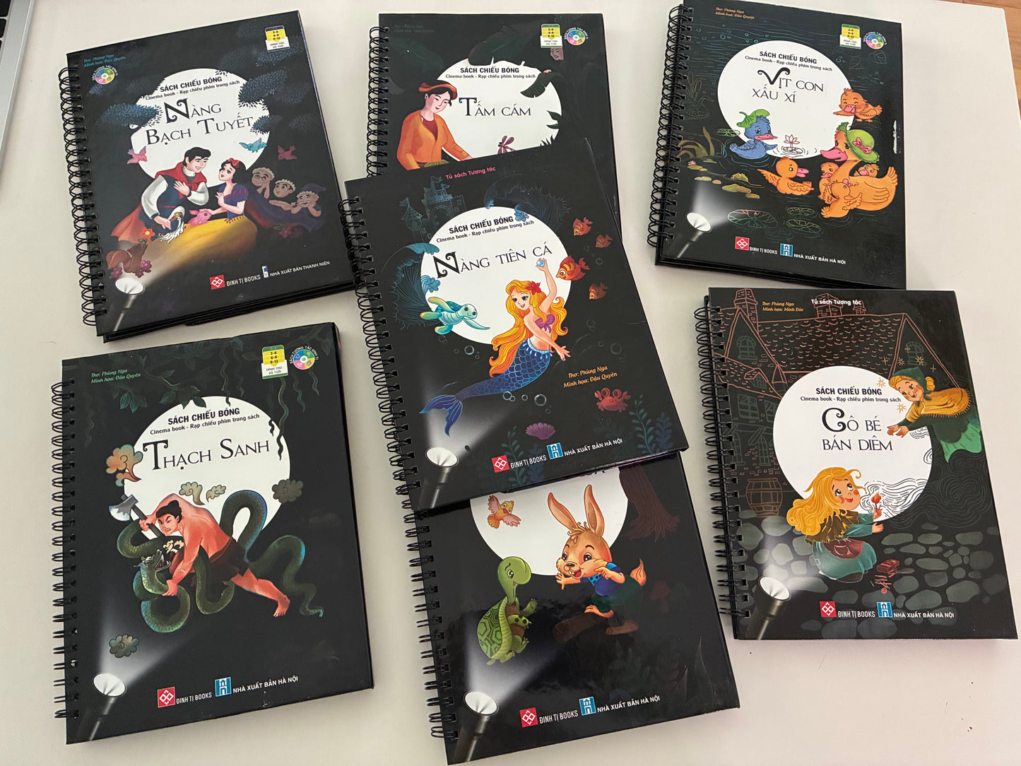 Bilingual Shadow Book Sách Chiếu Bóng dành| Bilingual Vietnamese-English Folktale Picture Books| Creative Book Reading Experience