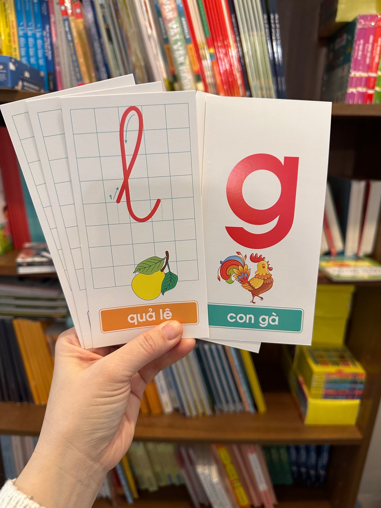 Flashcard bảng chữ cái và số tiếng Việt từ 1-10 (Vietnamese alphabet flashcards and number from 1-10)