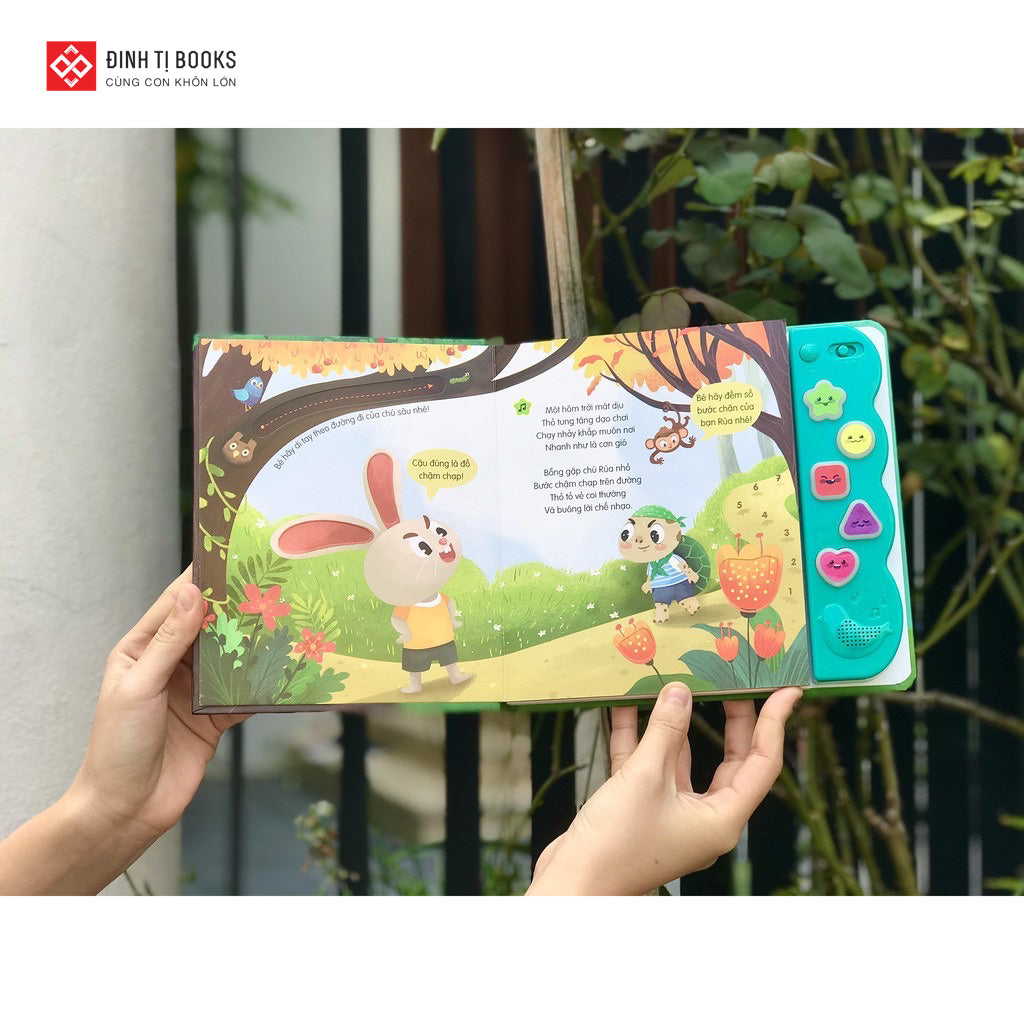 Sách âm thanh - Thỏ và Rùa Soundbook Rabbit and Turtle