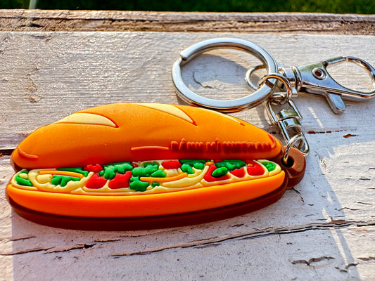 Vietnam Keychain—Vietnamese bread (Bánh mì Việt Nam)