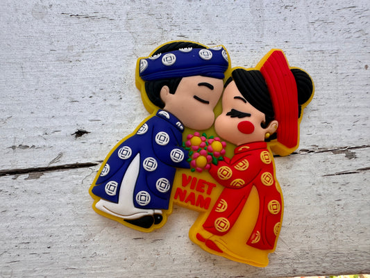 Vietnam Fridge Magnet—Vietnamese Wedding (Cô dâu chú rể)