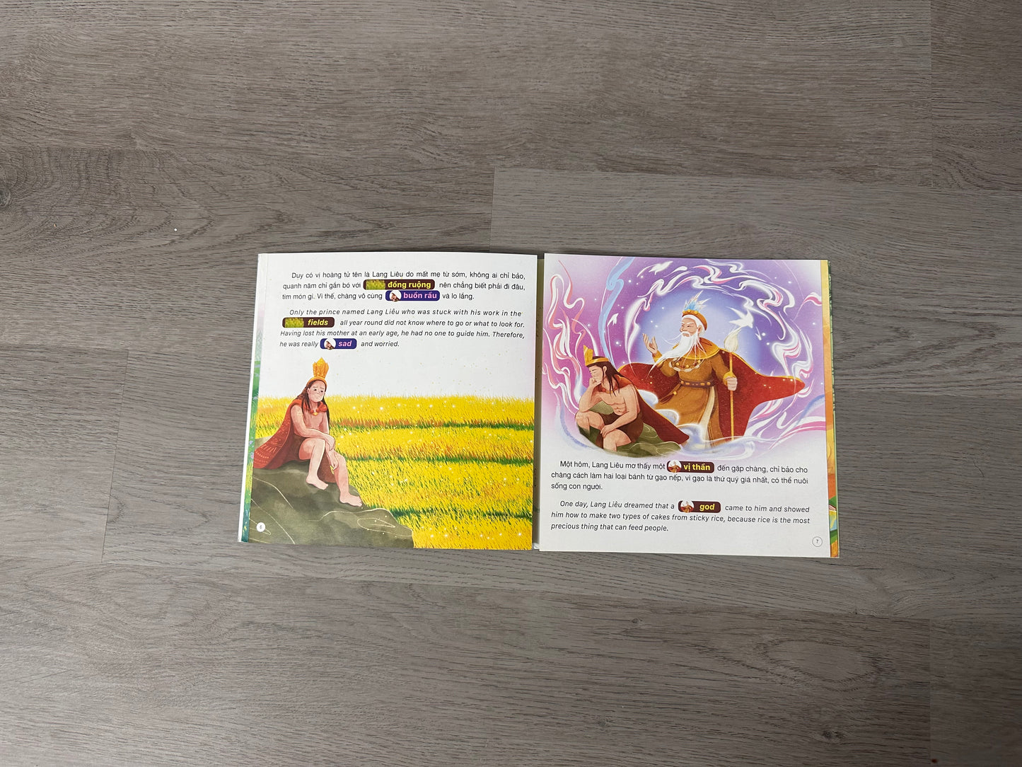 Combo 5 cuốn truyện cổ tích song ngữ Việt Anh (Combo 5 bilingual Vietnamese fairy tales)